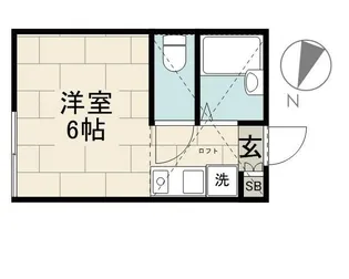 サン・クレール白鷺【2階】の間取り