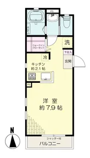 S.Y.three【3階】の間取り