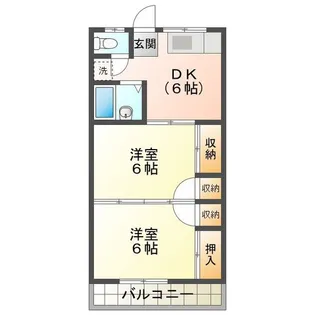 コーポ小林【2階】の間取り