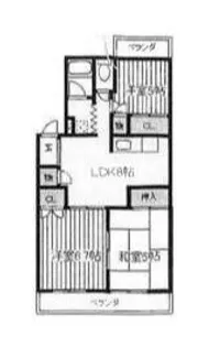エクセルコート【2階】の間取り