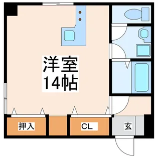 ロフティ飛田【2階】の間取り