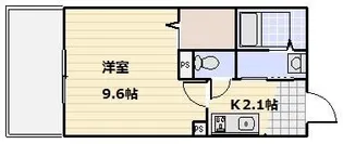 クレア栄町【2階】の間取り