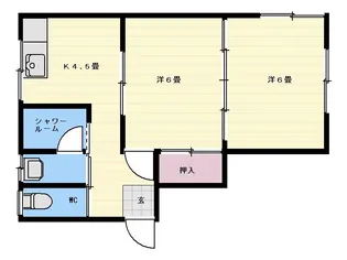 めんめん亭ビル【3階】の間取り