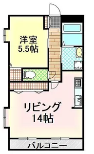 レアールレオン【1階】の間取り