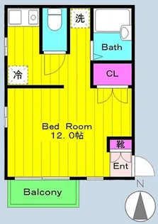 エコーバレー関口【1階】の間取り