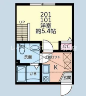 ティナ小田急相模原2【2階】の間取り