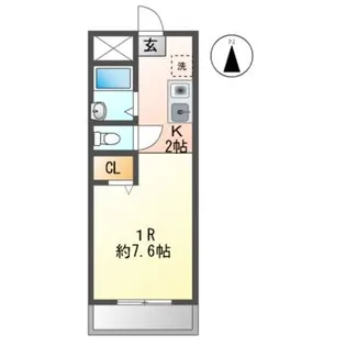 ルイーズ【1階】の間取り