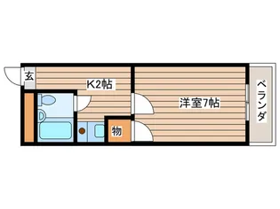 ハイツ金山【6階】の間取り