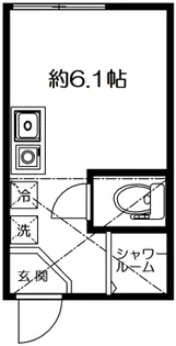リュシュ青砥【2階】の間取り