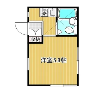 アメニティメイガク【1階】の間取り