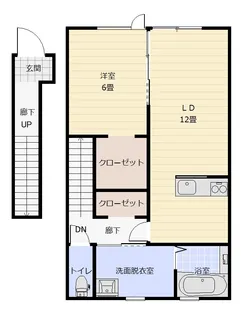 クオンタム西大野【2階】の間取り