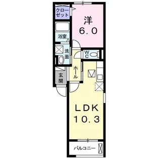 サンリット【1階】の間取り