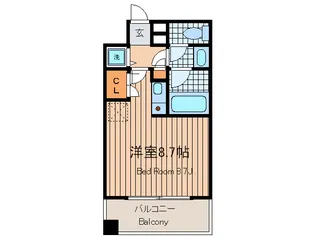 レジディア市ヶ谷【2階】の間取り