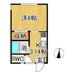 かすみ草【2階】の間取り