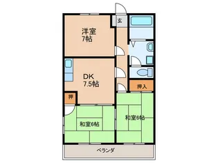 池下ハイツ【2階】の間取り