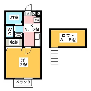 桃園館【2階】の間取り