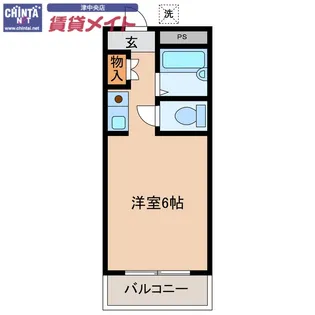 イースト【3階】の間取り