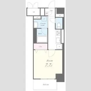 ピノ・アガタ岐阜駅前【4階】の間取り