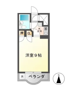 パーソナルハイツ澤【1階】の間取り