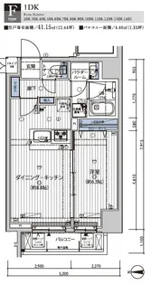 メインステージ錦糸町VIIラピス【3階】の間取り