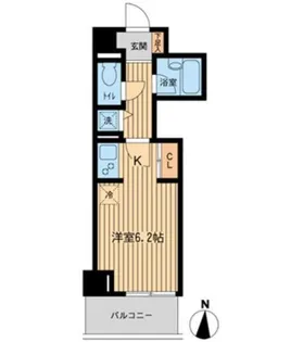ジョイシティ住吉II【2階】の間取り