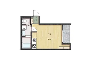 リユニオン三条【3階】の間取り