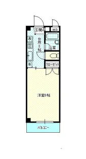 フォレスト北星【3階】の間取り