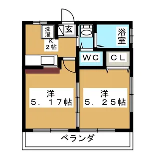 第2斉藤ビル【4階】の間取り