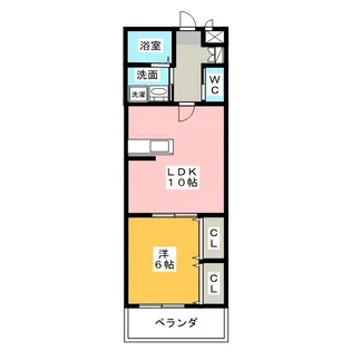 ル・リオン中泉【3階】の間取り