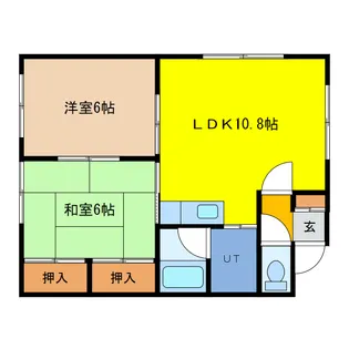 ハートランドII【2階】の間取り