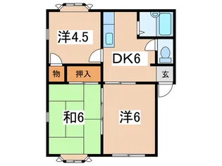 フジハイツの間取り