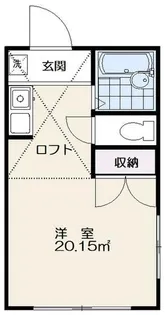 クリエII【2階】の間取り