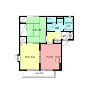 アミニティ湘南C【2階】の間取り