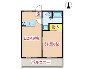 隼人マンション【5階】の間取り