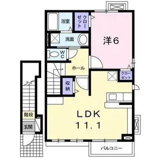 エスポワール【2階】の間取り