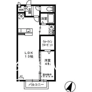 セジュール大村中央【2階】の間取り