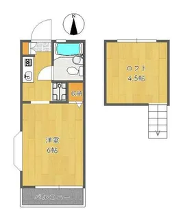 テラスアイビス2【2階】の間取り