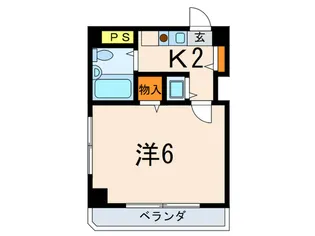 ジョイフル六甲II【7階】の間取り