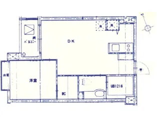 ベルジューレ高輪【3階】の間取り