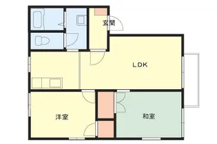 クレインハイツC【2階】の間取り