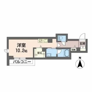 ペルル金屋町【4階】の間取り