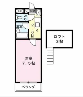 サンライズツツミ【1階】の間取り