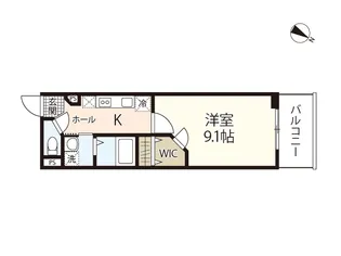 TRINITY.S【4階】の間取り