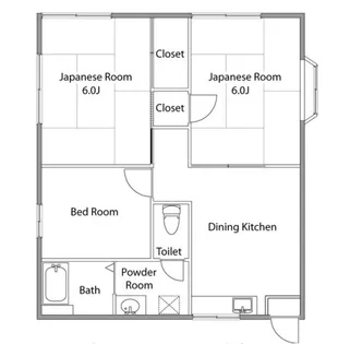 カーサ・デ・ファミリア今井A棟【1階】の間取り