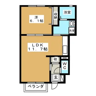 ArcadiaV【1階】の間取り