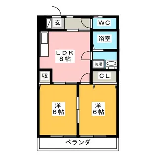 コーポラス・MT【2階】の間取り