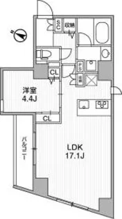 GranDuo下北沢12【4階】の間取り