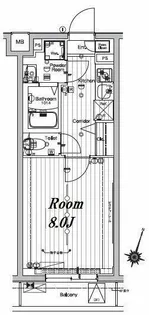 メイクスデザイン池袋パークサイド【4階】の間取り