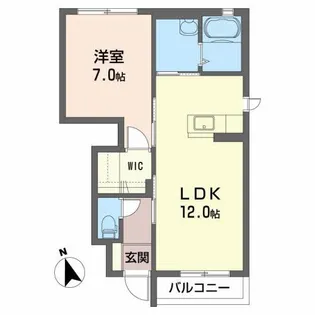 ブランフルール【1階】の間取り