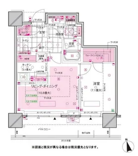 ブランズ渋谷桜丘【20階】の間取り